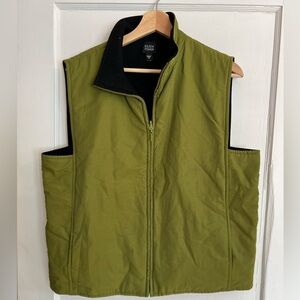 Eileen Fisher fleece lined vest